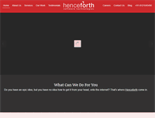 Tablet Screenshot of henceforthtek.com